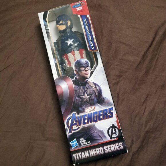 🆕️ Marvel Avengers Captain America Titan Hero Series Hasbro Action Figure - Picture 1 of 7